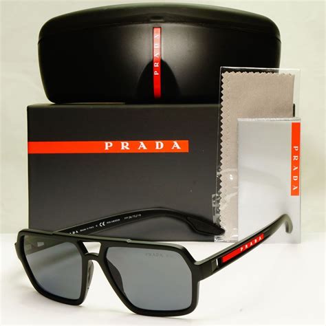 prada men's sunglasses polarized|prada sunglasses men rimless.